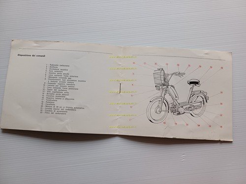 Benelli 49 Bobo 1973 manuale uso manutenzione libretto originale