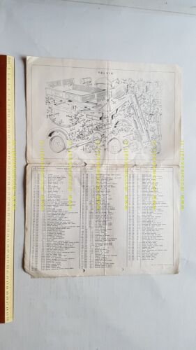 Benelli 49 CICLOCARRO 3V 1964 catalogo ricambi originale spare parts …