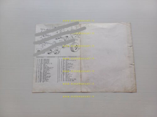 Benelli 49 City Bike 1968 catalogo ricambi TELAIO originale frame …