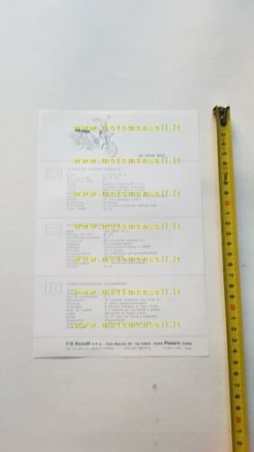 Benelli 49 Mini Bike 1972 depliant originale italiano ciclomotore brochure