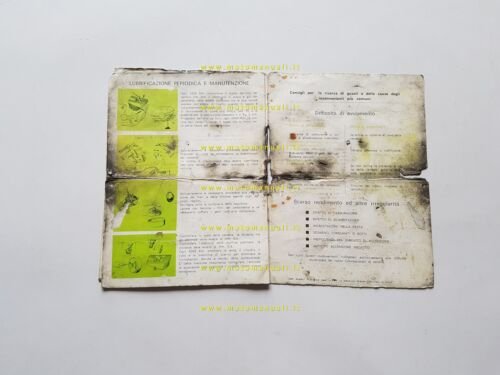 Benelli 49 Trial manuale uso manutenzione libretto originale