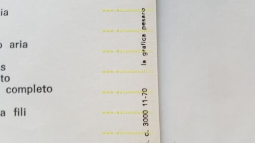 Benelli 50 3VK 1970 catalogo ricambi motore originale