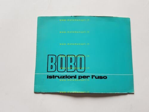 Benelli 50 Bobo 1972 manuale uso manutenzione libretto originale