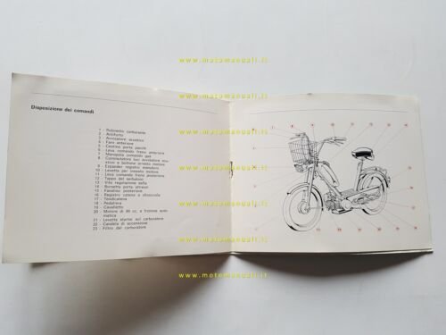 Benelli 50 Bobo 1972 manuale uso manutenzione libretto originale