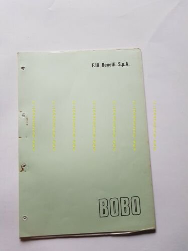 Benelli 50 BOBO 1975-76 catalogo ricambi originale spare parts catalogue