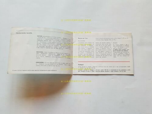 Benelli 50 Bobo 1976 manuale uso libretto originale owner's manual