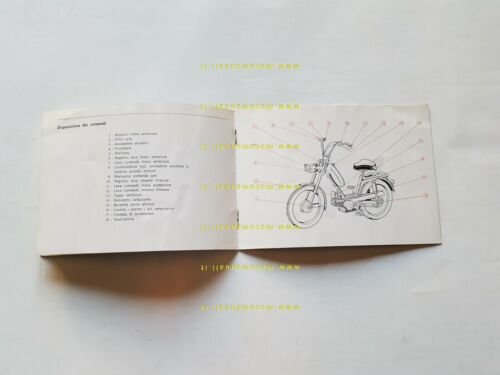 Benelli 50 Bobo 1976 manuale uso libretto originale owner's manual
