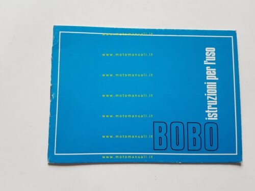 Benelli 50 Bobo manuale uso manutenzione libretto originale