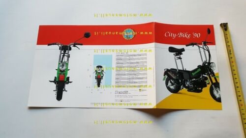 Benelli 50 Citibike 1990 depliant brochure ciclomotore originale italiano