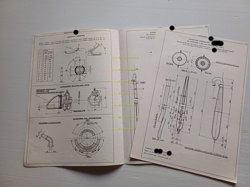 Benelli 50 Cross 1971 Facsimile originale scheda omologazione DGM Motorizzazione
