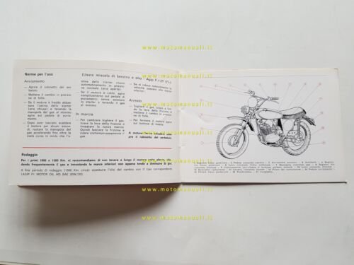 Benelli 50 Cross 1974 manuale uso manutenzione libretto originale