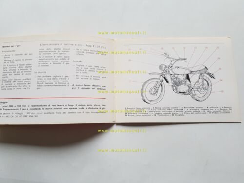 Benelli 50 Cross 1975 manuale uso manutenzione libretto originale