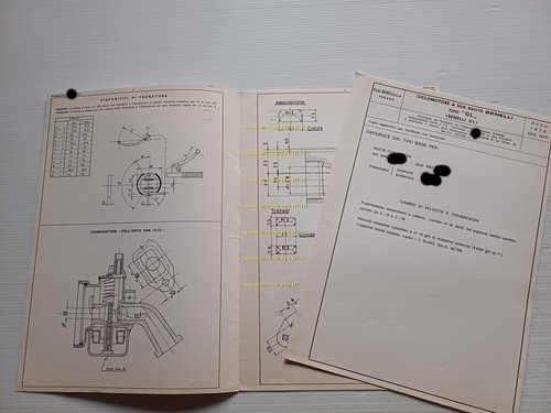 Benelli 50 Cross 1976 Facsimile originale scheda omologazione DGM Motorizzazione