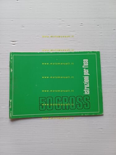 Benelli 50 Cross manuale uso manutenzione libretto istruzioni italiano originale