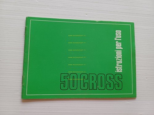 Benelli 50 Cross manuale uso manutenzione libretto istruzioni italiano originale