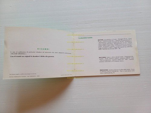 Benelli 50 Cross manuale uso manutenzione libretto istruzioni italiano originale