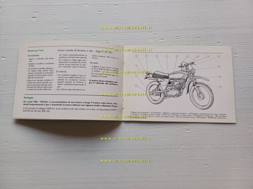 Benelli 50 Cross manuale uso manutenzione libretto istruzioni italiano originale