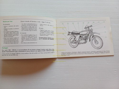 Benelli 50 Cross manuale uso manutenzione libretto istruzioni italiano originale