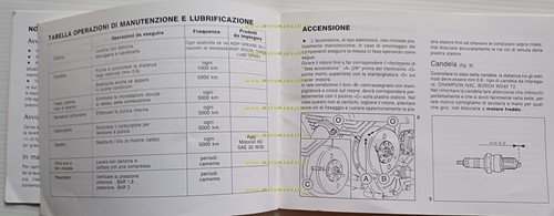 Benelli 50 E3 1990 manuale uso manutenzione libretto originale