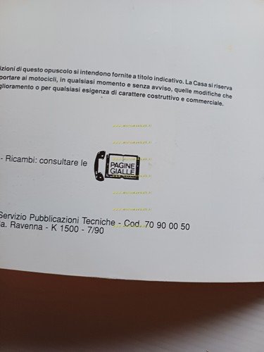 Benelli 50 E3 Cambio a Pedale 1990 manuale uso manutenzione …