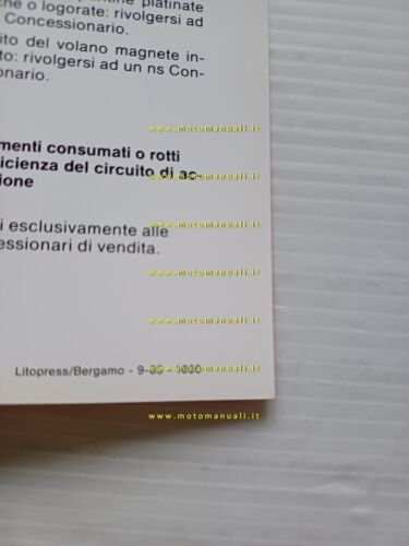 Benelli 50 Export 3V 1985 manuale uso manutenzione libretto originale