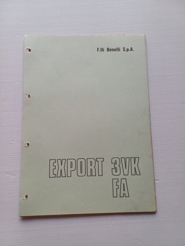 Benelli 50 Export 3VK - 50 Export FA catalogo ricambi …