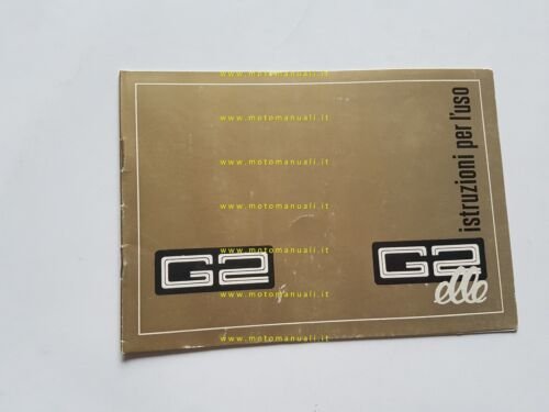 Benelli 50 G2 - G2 Elle manuale uso manutenzione libretto …