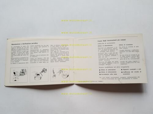 Benelli 50 G2 - G2 Elle manuale uso manutenzione libretto …
