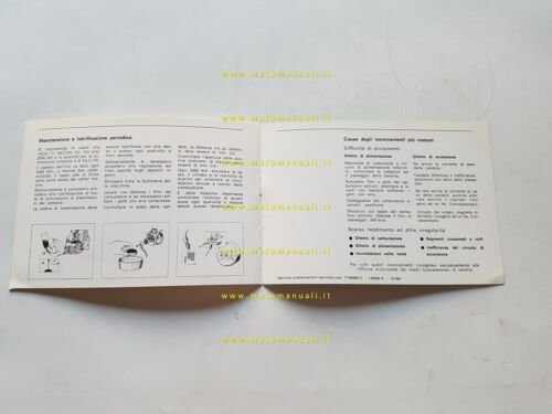 Benelli 50 G2 -G2 Elle 1980 manuale uso manutenzione libretto …