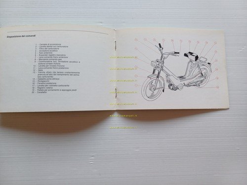 Benelli 50 G2 1978 manuale uso manutenzione libretto istruzioni originale