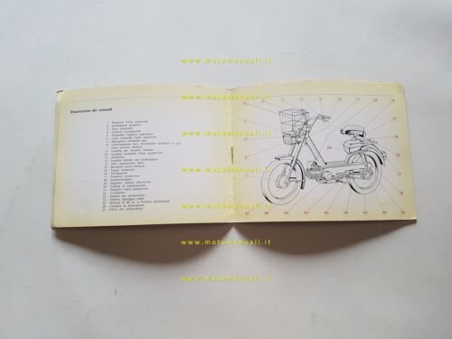 Benelli 50 Gentleman 1972 manuale uso libretto italiano originale