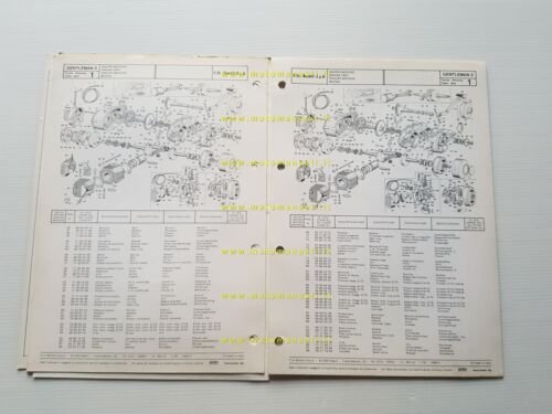 Benelli 50 Gentleman 2 1978 catalogo ricambi originale spare parts …