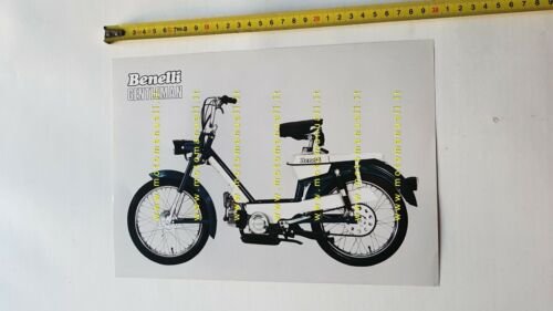 Benelli 50 Gentleman anni 70 depliant brochure ciclomotore originale italiano