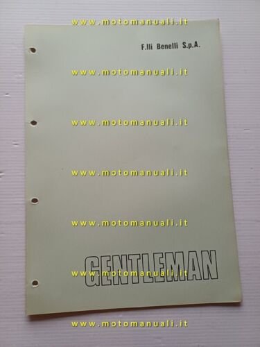 Benelli 50 Gentleman catalogo ricambi originale