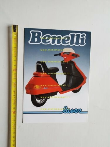 Benelli 50 Laser scooter 1984-85 depliant originale italiano