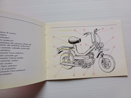 Benelli 50 Magnum 3V 1976 manuale uso manutenzione libretto originale