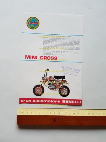 Benelli 50 Mini Cross 1970 depliant originale italiano