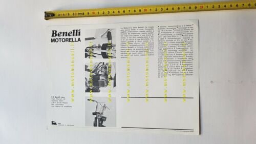 Benelli 50 Motorella 1974 depliant brochure ciclomotore originale italiano