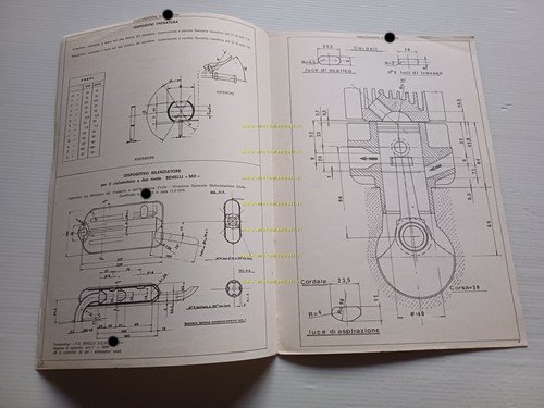 Benelli 50 Motorella 1975 Facsimile originale scheda omologazione DGM Motorizz.
