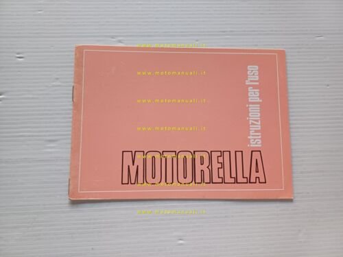 Benelli 50 Motorella 1979 manuale uso manutenzione libretto istruzioni originale