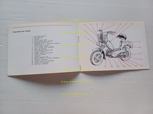 Benelli 50 Motorella 1979 manuale uso manutenzione libretto istruzioni originale