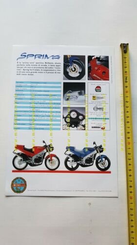 Benelli 50 Spring 1992 depliant brochure ciclomotore originale italiano