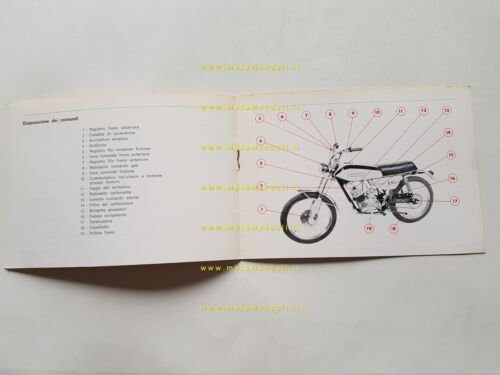Benelli 50 Turismo 1974 manuale uso manutenzione libretto originale