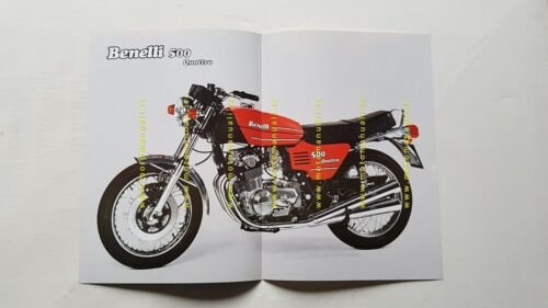 Benelli 500 Quattro 1975 depliant originale italiano