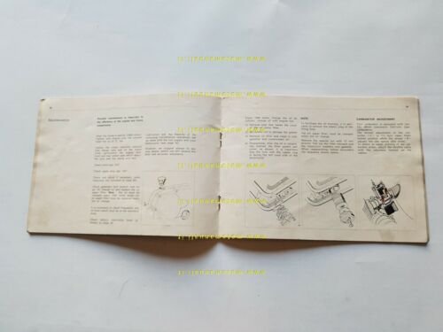 Benelli 650 Tornado 1970 manuale uso originale INGLESE ENGLISH owner's …