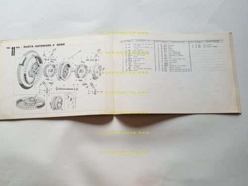 Benelli 650 Tornado 1971 catalogo ricambi ORIGINALE spare parts catalogue