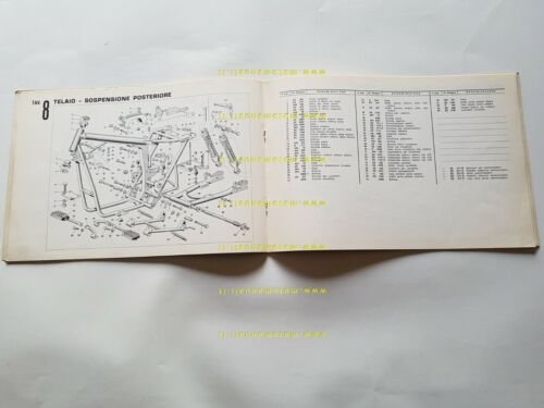Benelli 650 Tornado 1971 catalogo ricambi ORIGINALE spare parts catalogue