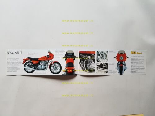 Benelli 654 Sport 1981 depliant ITALIANO originale