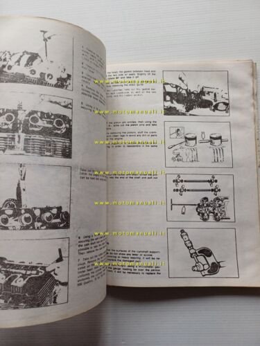 Benelli 750 Sei - 500 Quattro 1976 manuale officina ENGLISH …