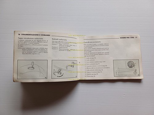 Benelli 750 Sei 1974 manuale uso manutenzione libretto istruzioni originale